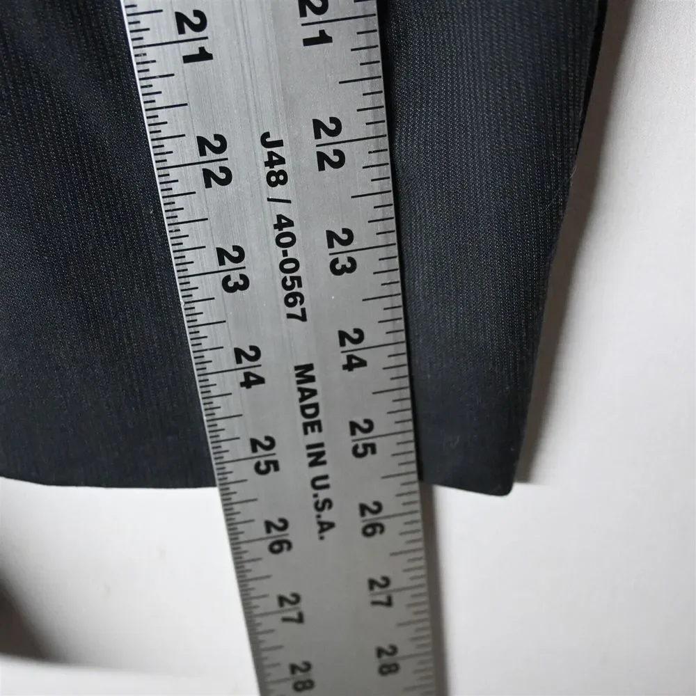 Egara 44R Black Stripe Slim Fit Wool Mens Blazer Suit Jacket Coat‎